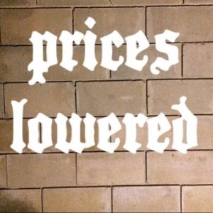 Everything was marked down 50%!!!!